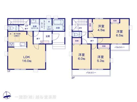 リーブルガーデン三郷市早稲田第10 間取り1