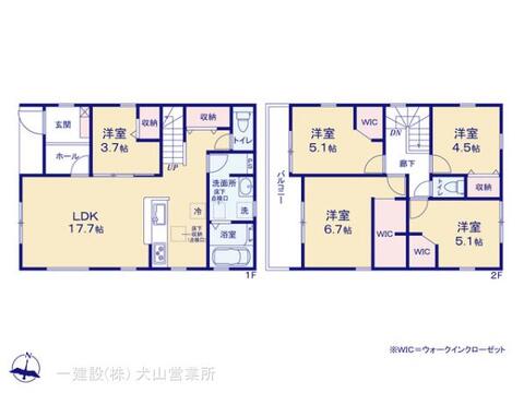 リーブルガーデン犬山市楽田駅西 間取り1
