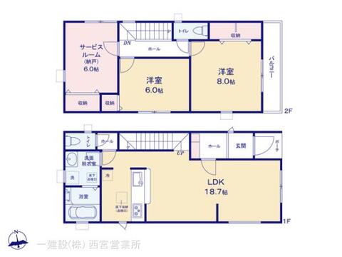 リーブルガーデン尼崎市常松３期 間取り7