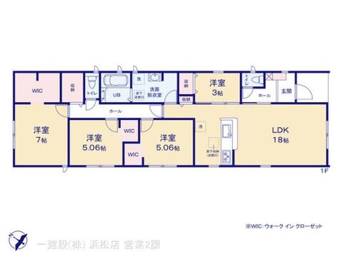 リーブルガーデン新城西新町第1期 間取り1
