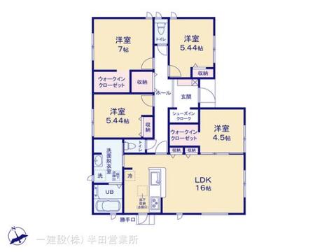 リーブルガーデン知多市金沢郷中第２ 間取り1