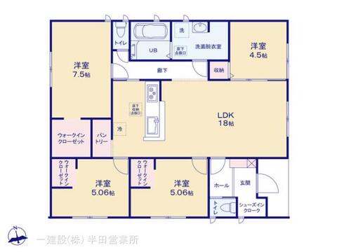 リーブルガーデン知多市金沢郷中第２ 間取り5