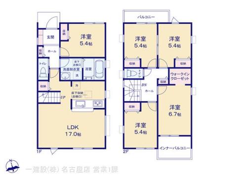 リーブルガーデン春日井市坂下町 間取り1