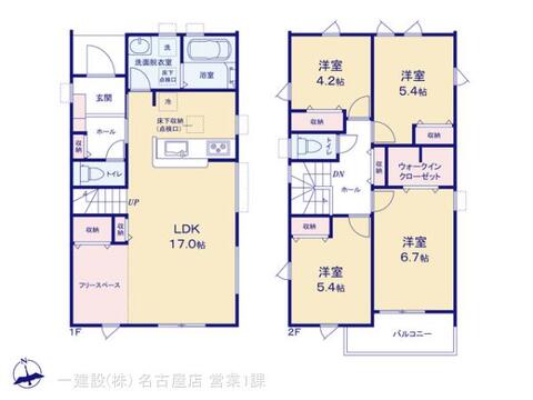 リーブルガーデン春日井市坂下町 間取り3