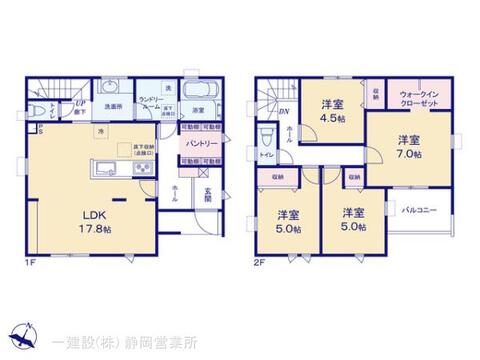 リーブルガーデン掛川市各和2期 間取り1