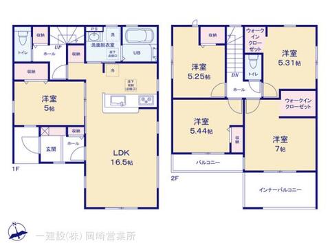 リーブルガーデン蒲郡第52三谷町東 間取り1
