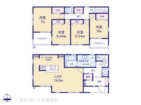 リーブルガーデン栄区桂台西１丁目 間取り1