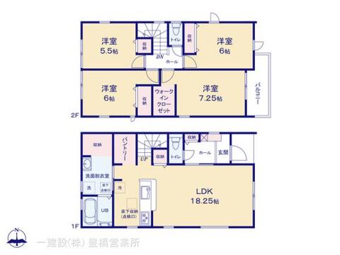 リーブルガーデン豊橋市芦原町58-2期 間取り3