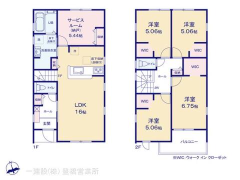 リーブルガーデン豊川市諏訪西町５９期 間取り3