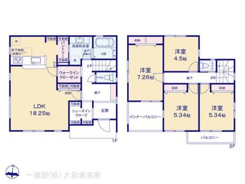 リーブルガーデン茅ヶ崎市下寺尾 間取り1