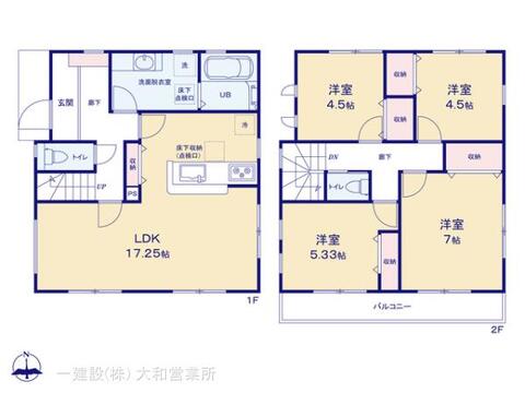 リーブルガーデン瀬谷区上瀬谷町 間取り1