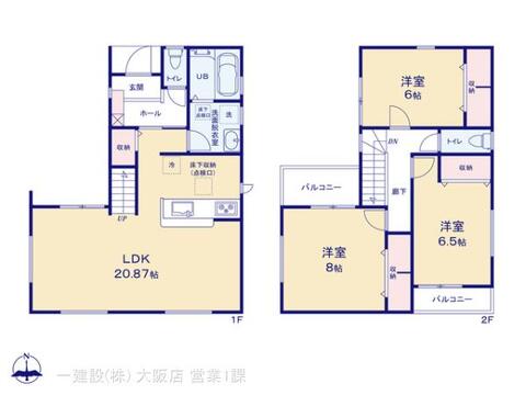 リーブルガーデン東住吉区照ヶ丘矢田９期 間取り1