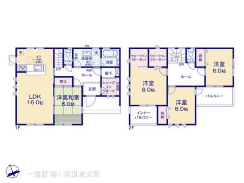 リーブルガーデン加須市日出安 間取り5