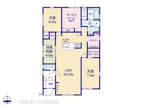 リーブルガーデン三郷市東町７期 間取り1