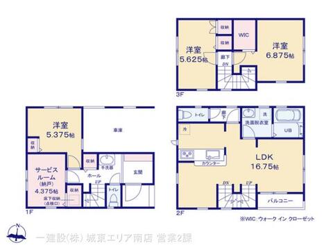 リーブルガーデン江戸川北小岩１２期 間取り1