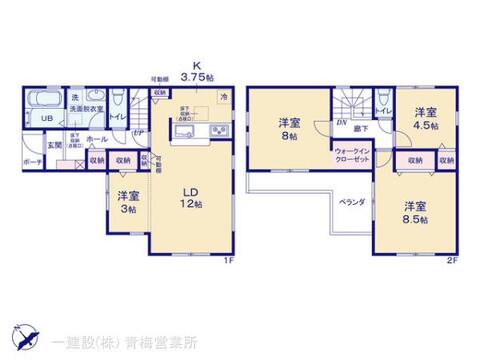 リーブルガーデン羽村小作台第７ 間取り3