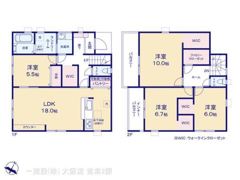 リーブルガーデン堺市南区庭代台１丁 間取り1