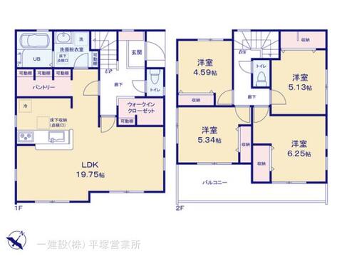 リーブルガーデン大和市代官２丁目 間取り1