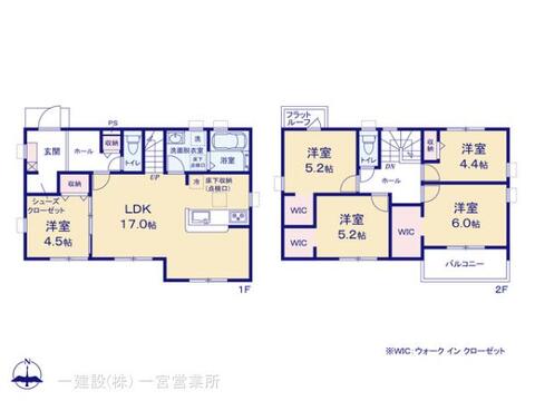 リーブルガーデン一宮市祐久第２ 間取り1