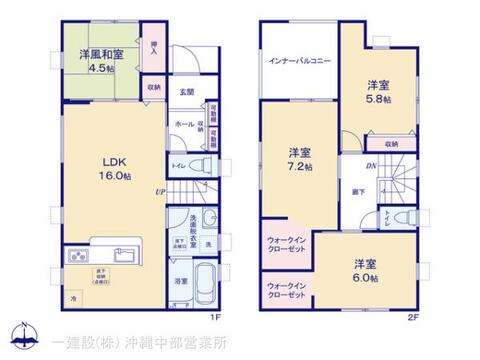 リーブルガーデン与那原町与那原 間取り3
