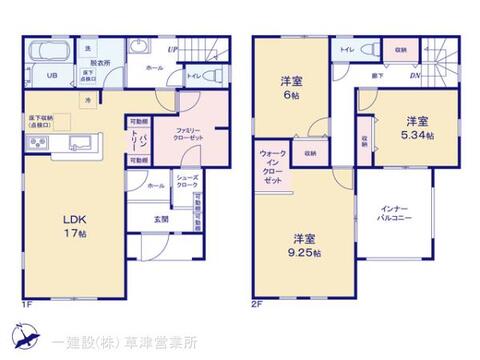 リーブルガーデン野洲市冨波甲３期 間取り5