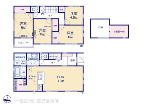 リーブルガーデン藤沢市遠藤 間取り1