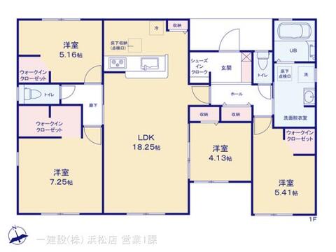 リーブルガーデン磐田鮫島2期 間取り1