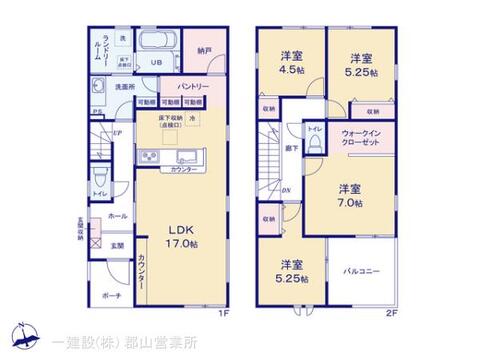 リーブルガーデン亀田２丁目第２ 間取り1