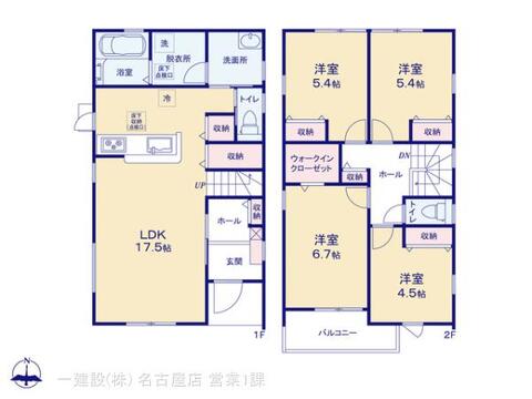 リーブルガーデン四日市市智積町 間取り5
