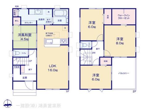 リーブルガーデン東松山市松葉町 間取り1