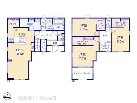 リーブルガーデン南城市つきしろ第3 間取り1