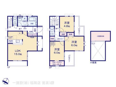 リーブルガーデン東区香椎５丁目 間取り1