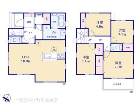 リーブルガーデン緑区大島 間取り1