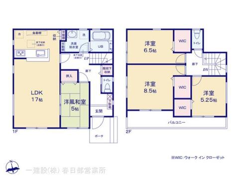 リーブルガーデン春日部市備後東２０期 間取り1