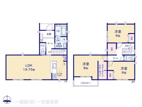 リーブルガーデン一宮市時之島第７ 間取り1