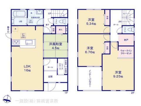 リーブルガーデン伊勢崎市東小保方町第２ 間取り1