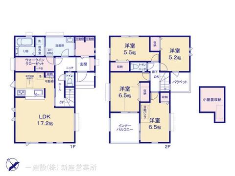 リーブルガーデン所沢榎町 間取り1