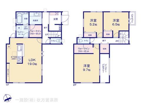 リーブルガーデン大津市堅田１丁目３期 間取り5