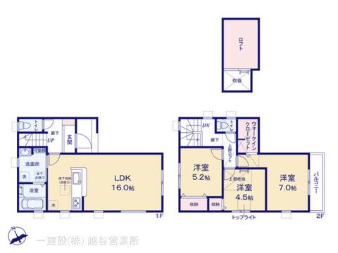 リーブルガーデン越谷市赤山町 間取り1
