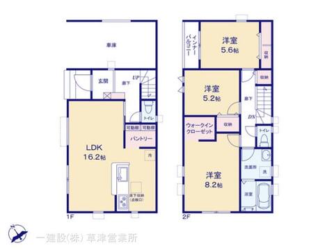リーブルガーデン守山市下之郷１丁目 間取り1