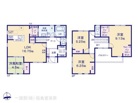 リーブルガーデン笹谷第12 間取り1