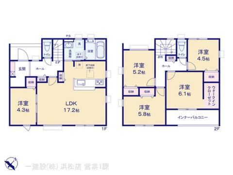 リーブルガーデン田原市神戸町東大坪 間取り3