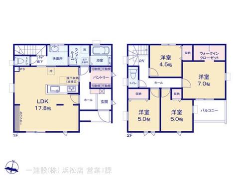 リーブルガーデン磐田竜洋中島5期 間取り3