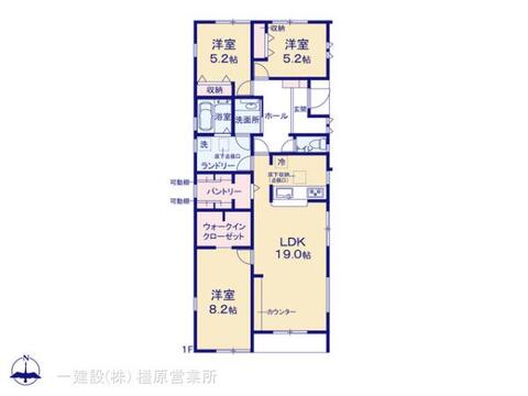 リーブルガーデン大和高田市西坊城９期 間取り1