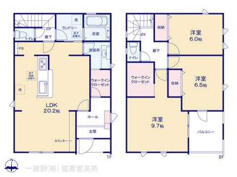 リーブルガーデン大和高田市西坊城９期 間取り3