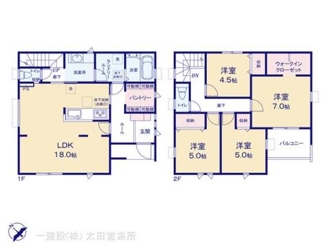 リーブルガーデン大泉第１６寄木戸 間取り3