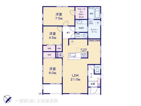 リーブルガーデン大泉第１６寄木戸 間取り7