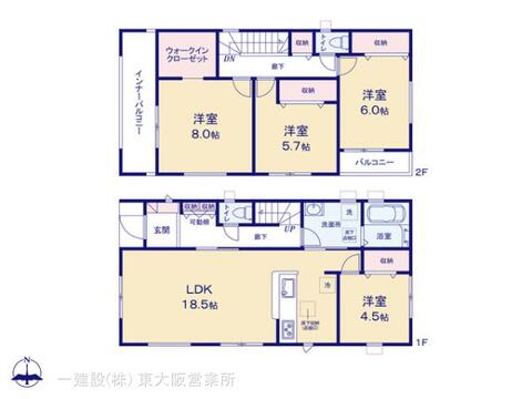 リーブルガーデン田原本町本町３期 間取り1