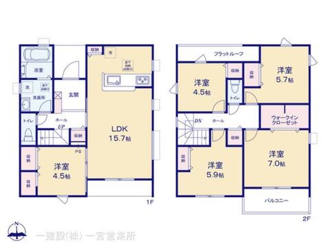 リーブルガーデン岐阜市河渡 間取り3