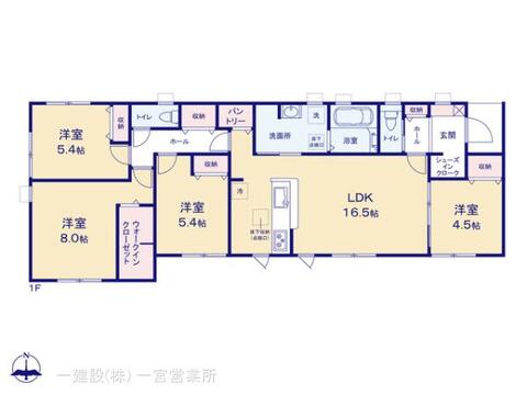 リーブルガーデン岐阜市河渡 間取り5